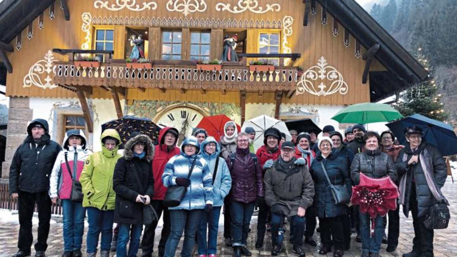 Für die Teilnehmer war die Fahrt eine perfekte Einstimmung auf die Festtage. Foto: p Für die Teilnehmer war die Fahrt eine perfekte Einstimmung auf die Festtage. Foto: p