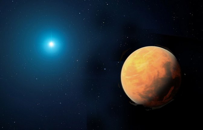 Wird unsere Erde das Ende der Sonne überstehen? Ein erdähnlicher Exoplanet um einen Weißen Zwerg lässt hoffen.<span class='image-autor'>Foto: © Corey Ford/iStock/Stern: NOIRLab</span>