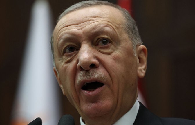Recep Tayyip Erdoğan bietet sich im Nahost-Konflikt als Vermittler an.<span class='image-autor'>Foto: AFP/ADEM ALTAN</span>