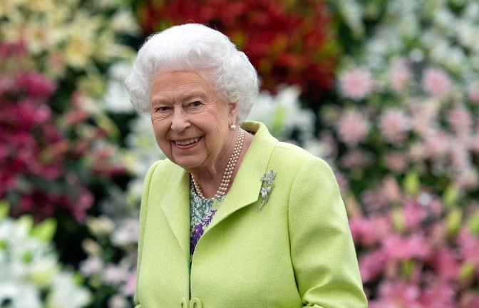 Königin Elizabeth II. besucht die Chelsea Flower Show (2019).<span class='image-autor'>Foto: Geoff Pugh/PA Wire/dpa</span>