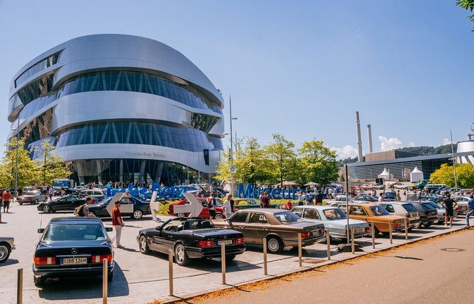 In der Sommersaison hat  das Mercedes-Freiluftmuseum jeden Sonntag geöffnet.<span class='image-autor'>Foto: Mercedes-Benz AG</span>
