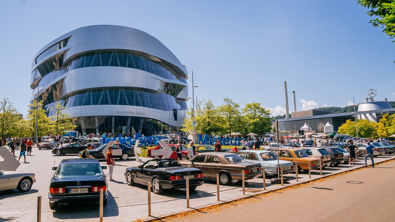 In der Sommersaison hat  das Mercedes-Freiluftmuseum jeden Sonntag geöffnet.Foto: Mercedes-Benz AG