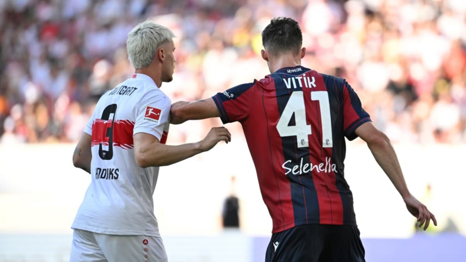VfB Stuttgart vs FC Bologna hieß das Highlight der letzten Sommervorbereitung. Dieses Mal kommt Everton FC mit dem englischen Nationaltorhüter Jordan Pickfort in die MHP-Arena.eibner/Eibner-Pressefoto