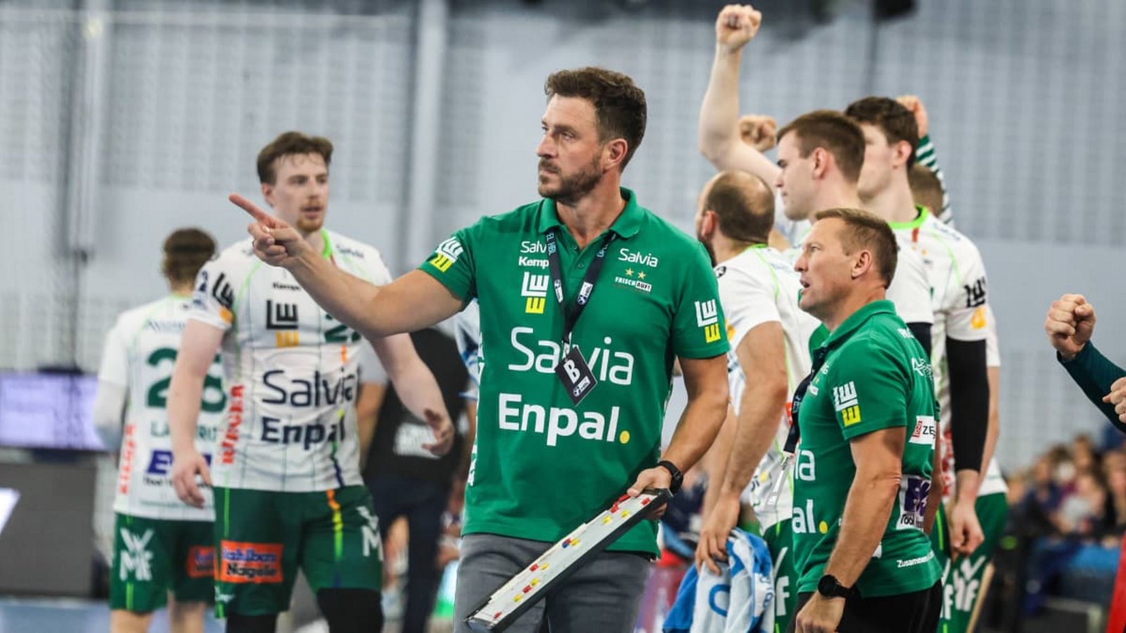 Ben Matschke möchte mit Frisch Auf Göppingen ins Viertelfinale einziehen.IMAGO/Lobeca Ben Matschke möchte mit Frisch Auf Göppingen ins Viertelfinale einziehen.IMAGO/Lobeca