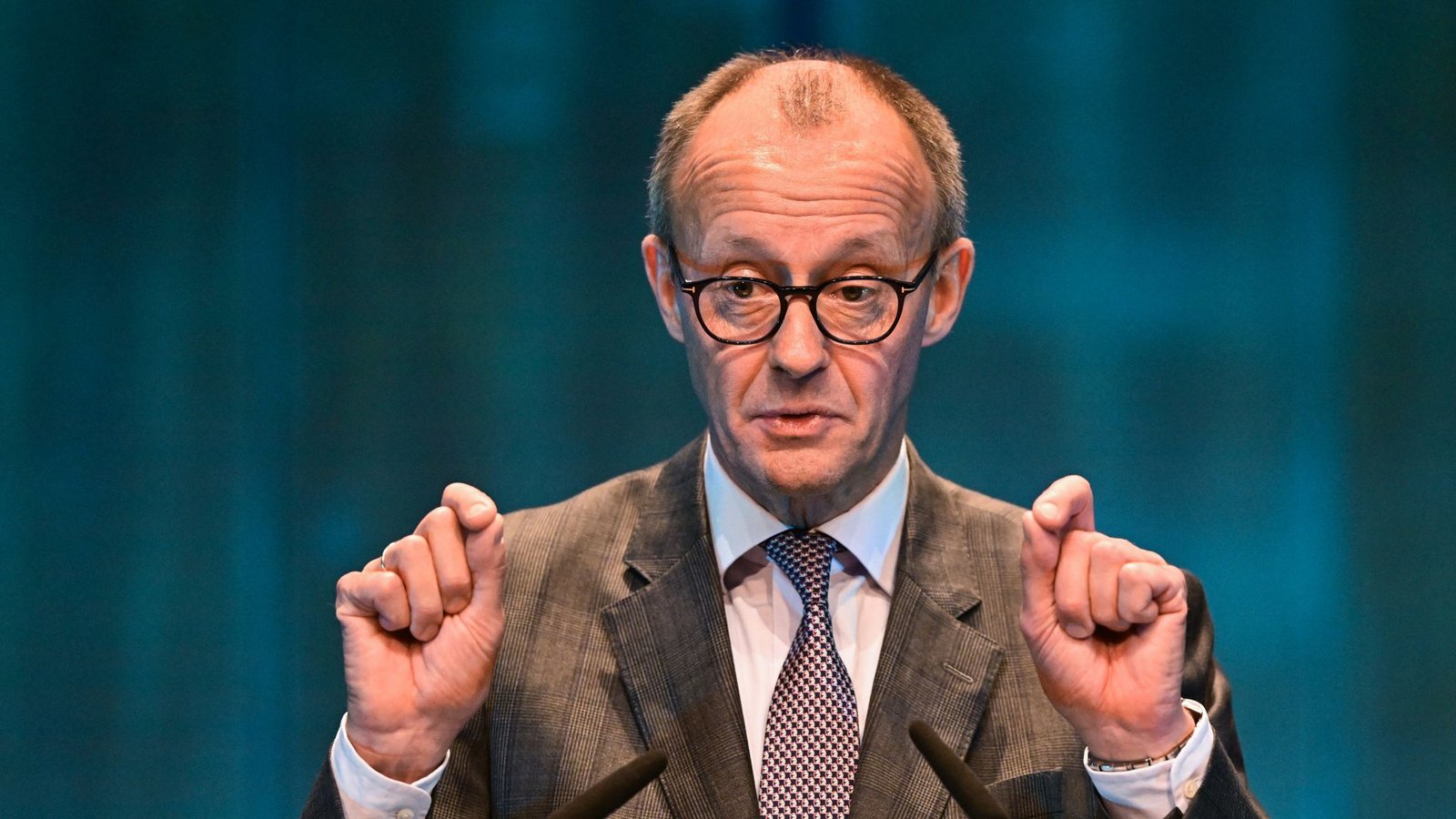 Die CDU soll nach dem Willen des Parteichefs Friedrich Merz Regierungsfähigkeit ausstrahlen.Foto: dpa/Bernd Weißbrod