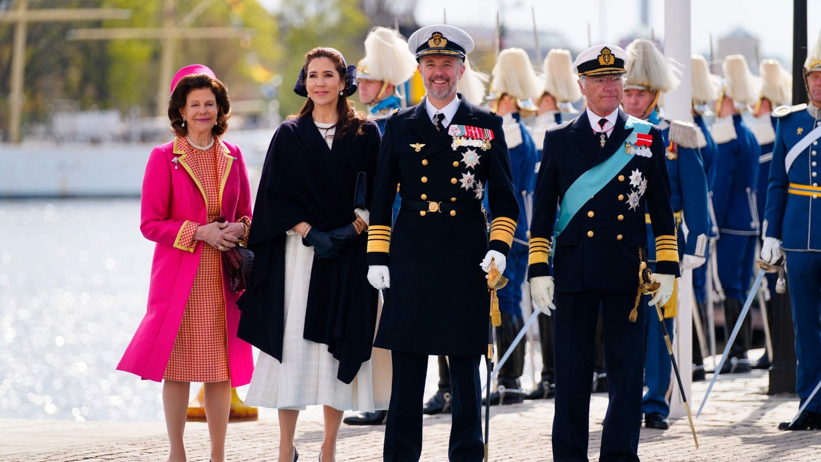 Antrittsbesuch in Schweden: Ihr erster Staatsbesuch führte König Frederik X. und Königin Mary nach Stockholm.Foto: AFP/IDA MARIE ODGAARD