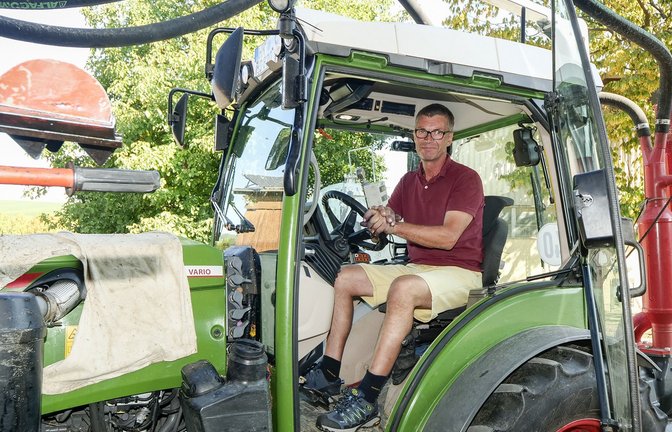 Der Brackenheimer Winzer Albrecht Döbler hat vor Kurzem drei Wochen lang in der Landwirtschaft in der Ukraine ausgeholfen.<span class='image-autor'>Foto: Simon Granville</span>