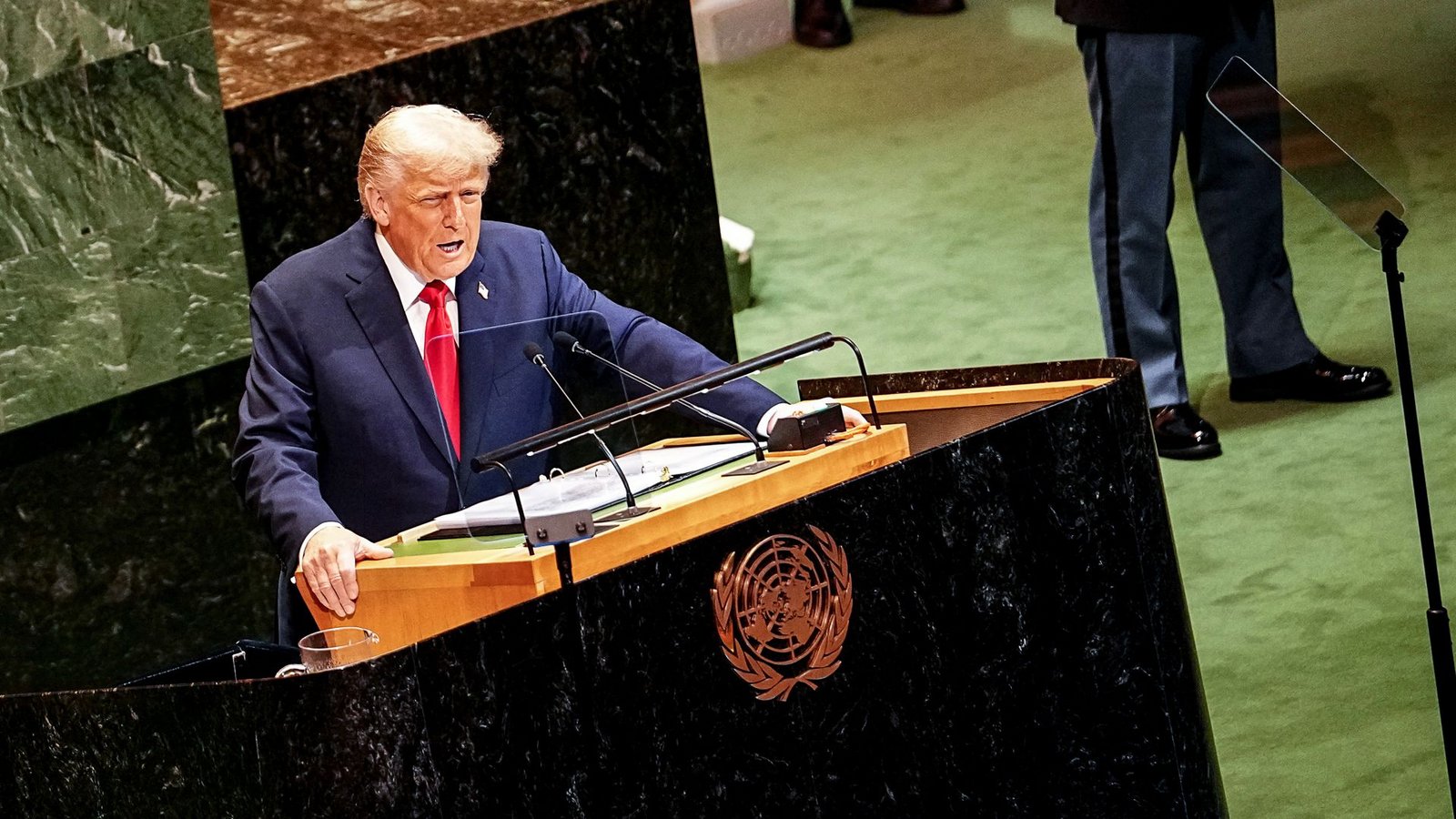 Die USA unter Donald Trump – hier bei einer Rede vor der UN-Vollversammlung – haben sich aus vielen UN-Gremien, die dem Schutz der Menschenrechte dienen sollen, zurückgezogen.Foto: Kay Nietfeld/dpa Die USA unter Donald Trump – hier bei einer Rede vor der UN-Vollversammlung – haben sich aus vielen UN-Gremien, die dem Schutz der Menschenrechte dienen sollen, zurückgezogen.Foto: Kay Nietfeld/dpa