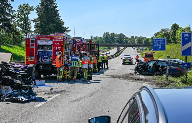 Für den Geisterfahrer kam jede Hilfe zu spät.<span class='image-autor'>Foto: Markus Steinberger/ EinsatzRepor/Markus Steinberger</span>