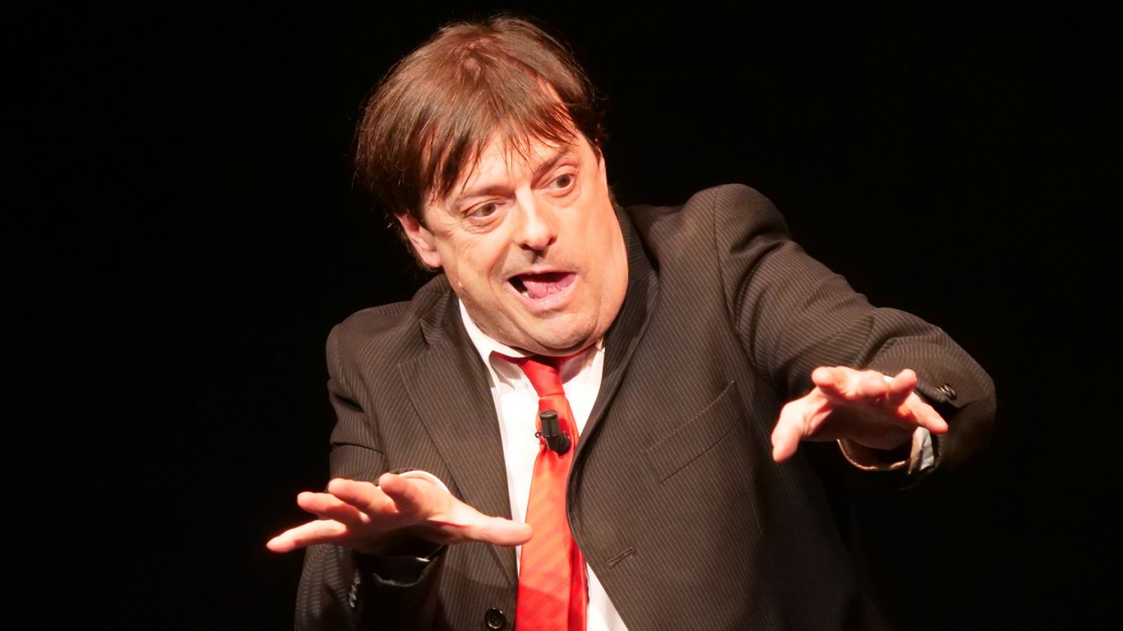 Fabien Kachev strapaziert die Lachmuskulatur. Fotos: Friedrich