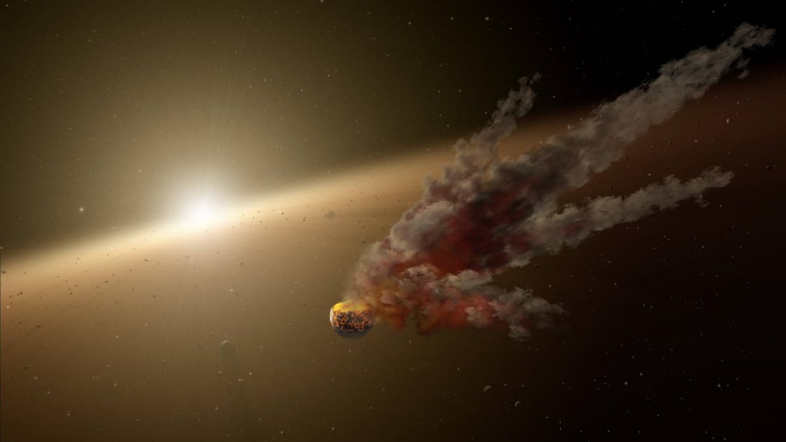 Ein kosmisches Objekt, größer als ein Asteroid, bahnt sich seinen Weg durch das Universum.Imago/StockTrek Images Ein kosmisches Objekt, größer als ein Asteroid, bahnt sich seinen Weg durch das Universum.Imago/StockTrek Images