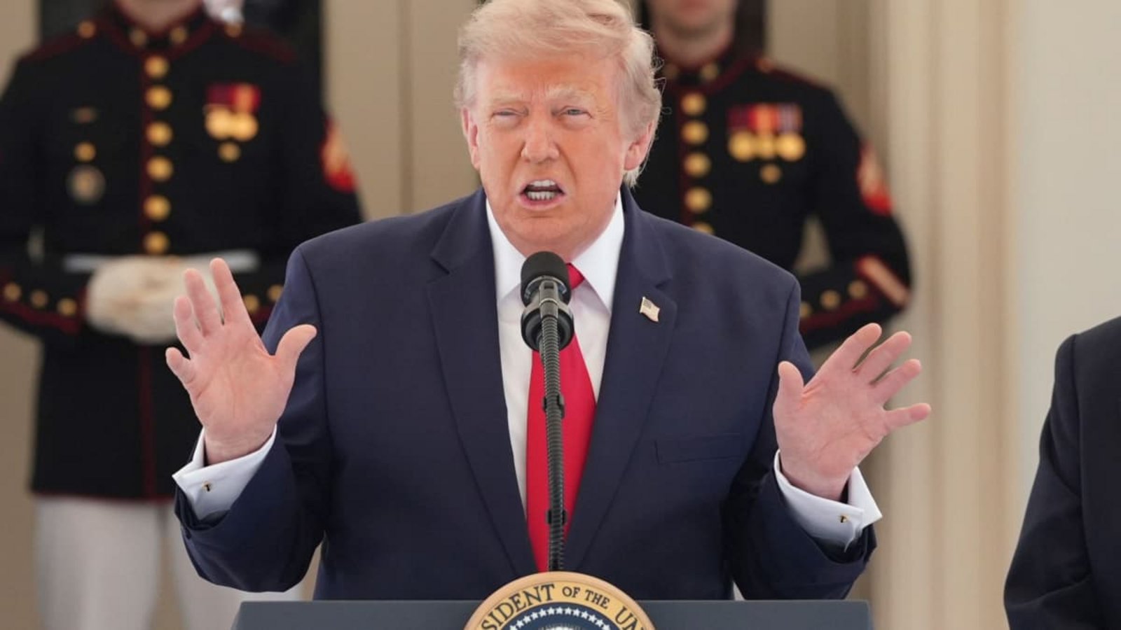 Ein Mann griffiger Ansagen: US-Präsident Donald Trump.Alex Brandon/AP/dpa