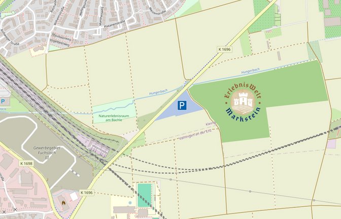Zwischen Kleinglattbach und Vaihingen plant ein privater Investor die Mittelalter-Erlebniswelt Markstein. Welche Auswirkungen hat das auf den Verkehr in den umliegenden Kommunen.    Grafik: Epic Realms Ventures/Archiv