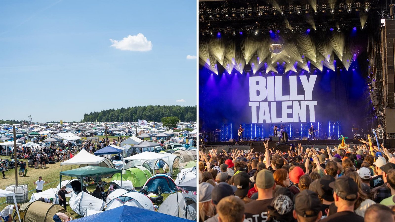 Fast 60.000 Fans und Bands wie Billy Talent werden bei dem Festival erwartet.Foto: Silas Stein/dpa/Silas Stein | imago Fast 60.000 Fans und Bands wie Billy Talent werden bei dem Festival erwartet.Foto: Silas Stein/dpa/Silas Stein | imago