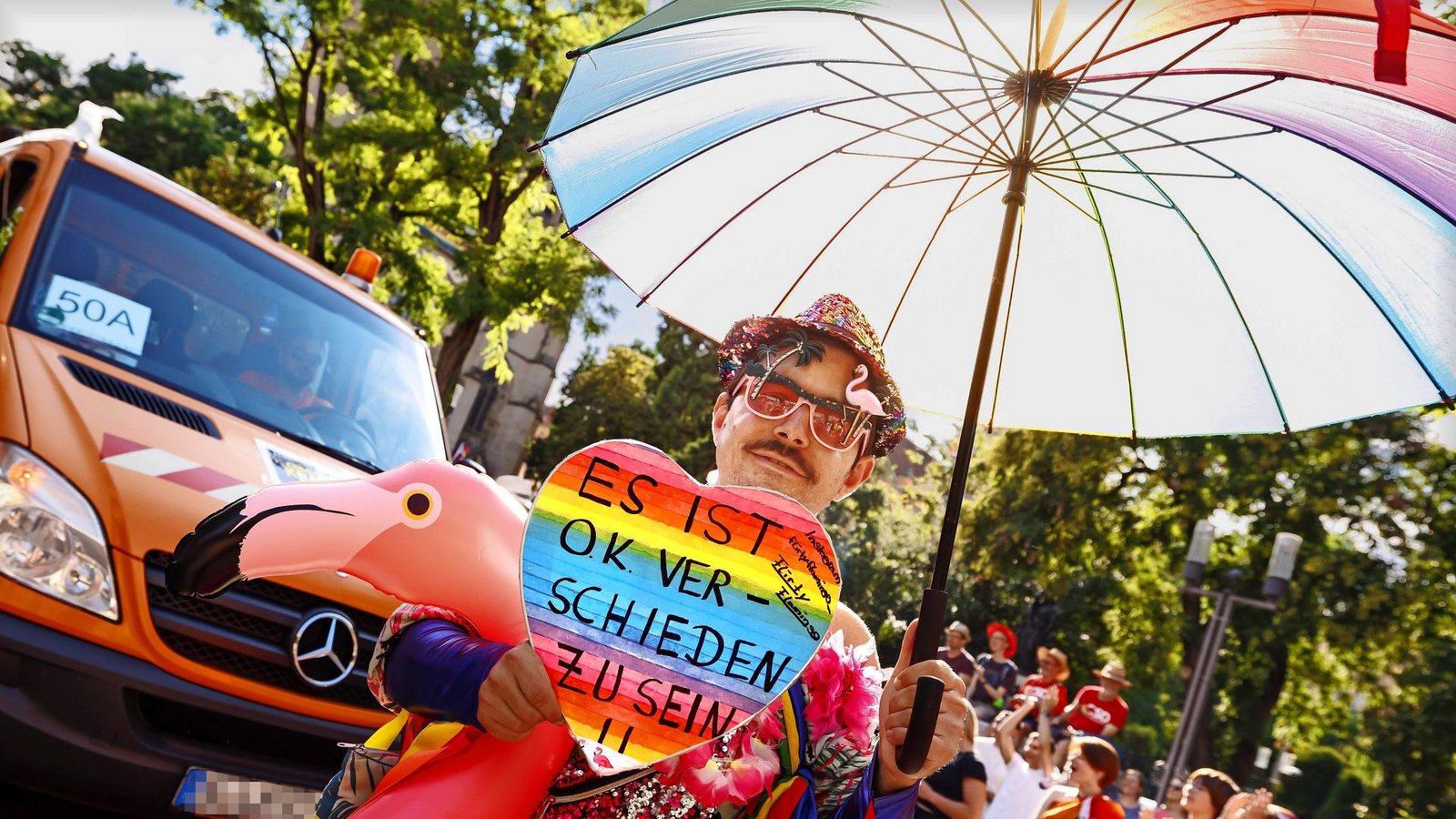 Ein Bild von der vergangenen CSD-Parade in Stuttgart. „Reutlingen ist bunt“, lautet das Motto am Samstag.Foto: Lichtgut/Julian Rettig Ein Bild von der vergangenen CSD-Parade in Stuttgart. „Reutlingen ist bunt“, lautet das Motto am Samstag.Foto: Lichtgut/Julian Rettig