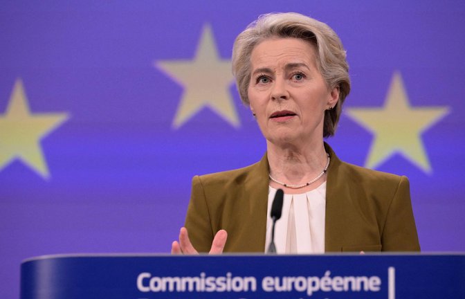 EU-Kommissionspräsidentin Ursula von der Leyen beglückwünscht Donald Trump zu seinem Sieg. Doch sie weiß, dass auf Europa schwere Zeiten zukommen.<span class='image-autor'>Foto: AFP/JOHN THYS</span>
