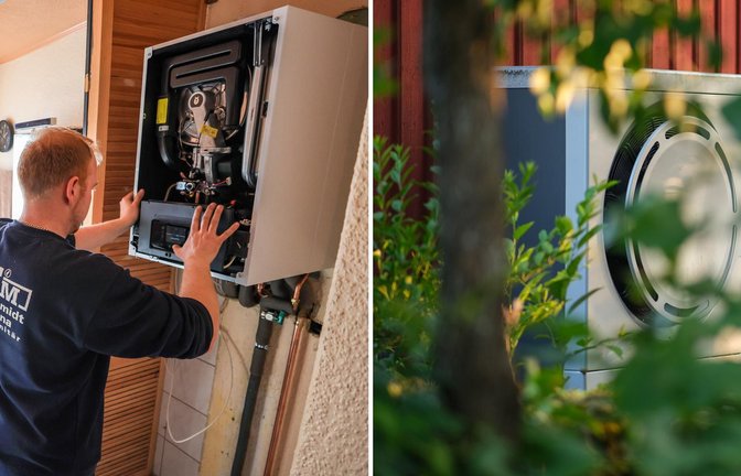 Gasheizung oder doch Wärmepumpe? Das ist jetzt wieder die Frage.<span class='image-autor'>Foto: dpa/Ergo</span>