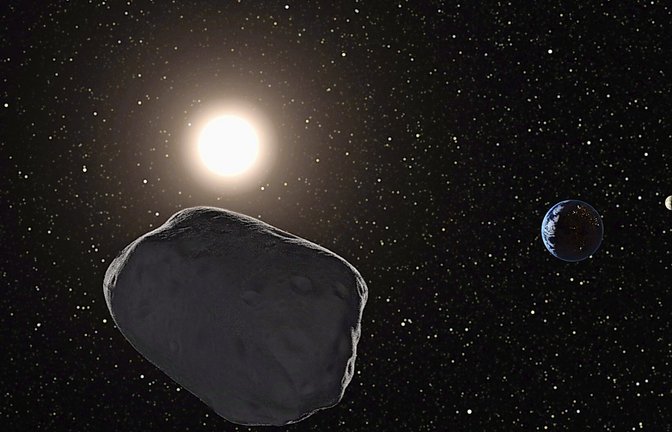 Der Asteroid ist etwa 40 bis 100 Meter groß. (Symbolbild)<span class='image-autor'>Foto: dpa/Planetary Resources</span>