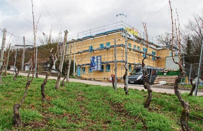 Im April werden die Bewohner die Unterkunft in Hohenhaslach beziehen.  Foto: Banholzer