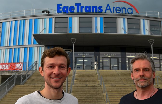 Gregor Rustige (links) und Michael Kemmler wollen die Bietigheim Steelers fit für die Oberliga machen. <span class='image-autor'>Foto: Kalb</span>