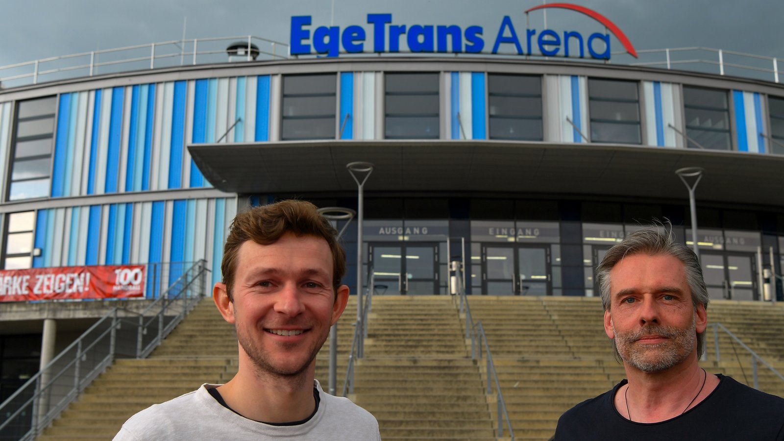 Gregor Rustige (links) und Michael Kemmler wollen die Bietigheim Steelers fit für die Oberliga machen. Foto: Kalb Gregor Rustige (links) und Michael Kemmler wollen die Bietigheim Steelers fit für die Oberliga machen. Foto: Kalb
