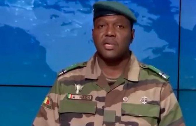 Oberst Abdoulaye Maiga: Mali bricht seine diplomatischen Beziehungen mit der Ukraine ab (Archivfoto).<span class='image-autor'>Foto: IMAGO/Xinhua/IMAGO/Xin Hua</span>