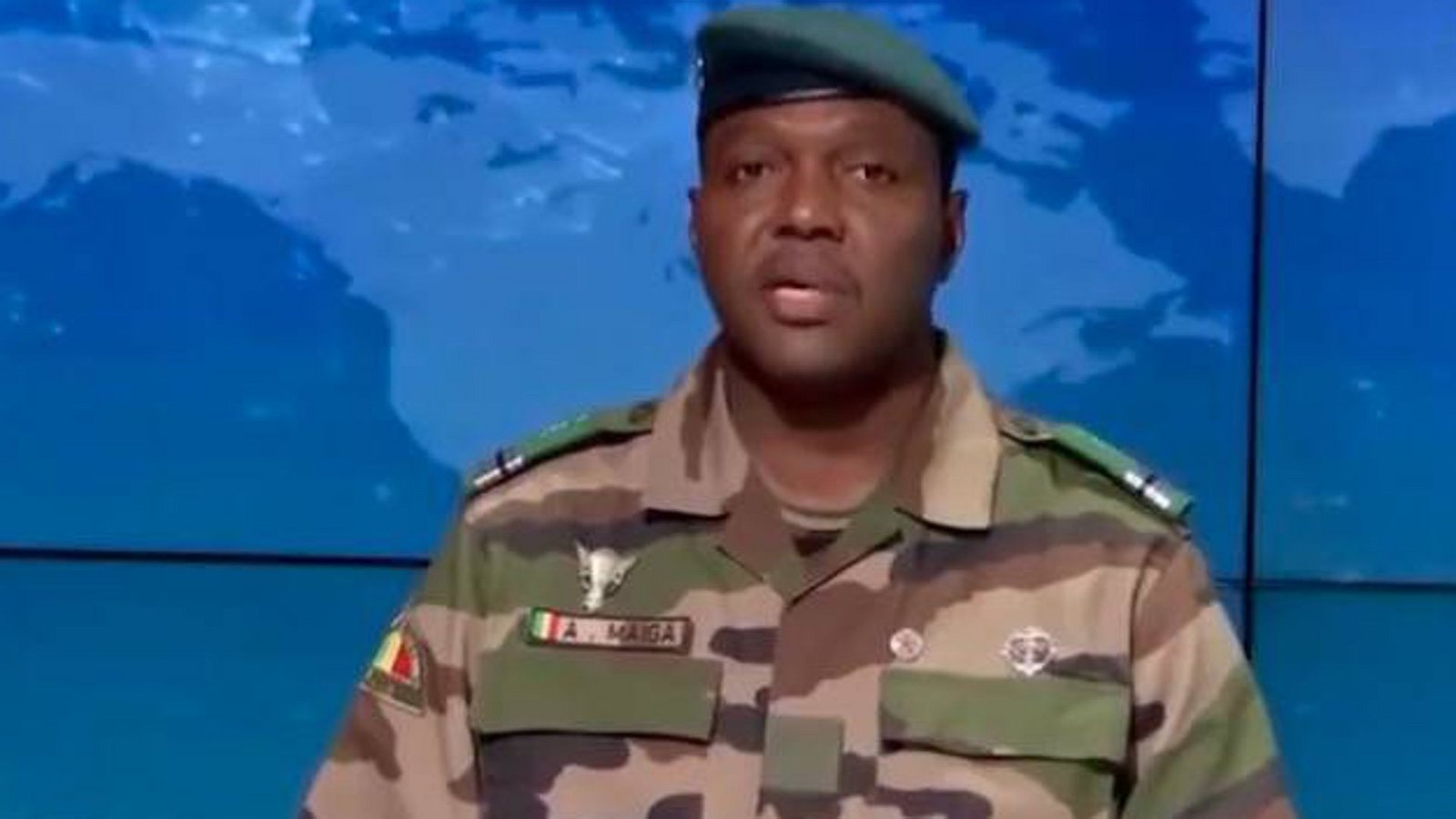 Oberst Abdoulaye Maiga: Mali bricht seine diplomatischen Beziehungen mit der Ukraine ab (Archivfoto).Foto: IMAGO/Xinhua/IMAGO/Xin Hua Oberst Abdoulaye Maiga: Mali bricht seine diplomatischen Beziehungen mit der Ukraine ab (Archivfoto).Foto: IMAGO/Xinhua/IMAGO/Xin Hua