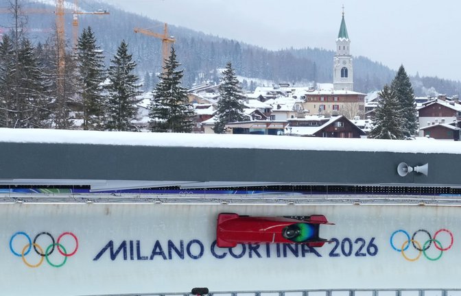 Ökologisch und nachhaltig? Die neue Bobbahn für die Spiele kostete 124,8 Millionen Euro.<span class='image-autor'>Foto: Michael Kappeler/dpa</span>