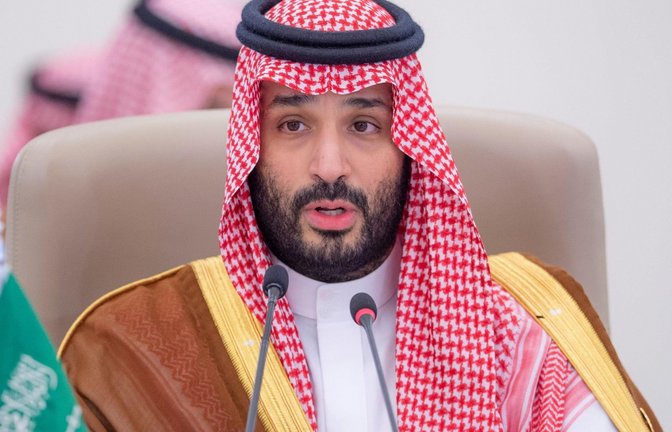 Der saudische Kronprinz Mohammed bin Salman. Die USA wollen künftig wieder offensiv einsetzbare Waffen an Saudi-Arabien liefern (Archivfoto).<span class='image-autor'>Foto: ---/Saudi Press Agency/dpa/---</span>