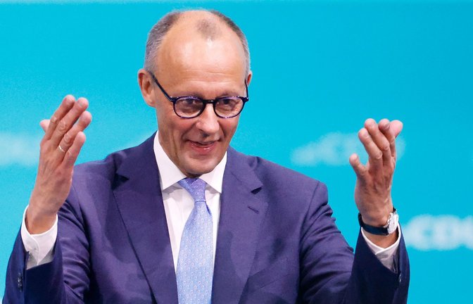 Friedrich Merz hat auf dem Bundesparteitag seine Stellung an der Spitze der Partei gefestigt.<span class='image-autor'>Foto: dpa/Carsten Koall</span>