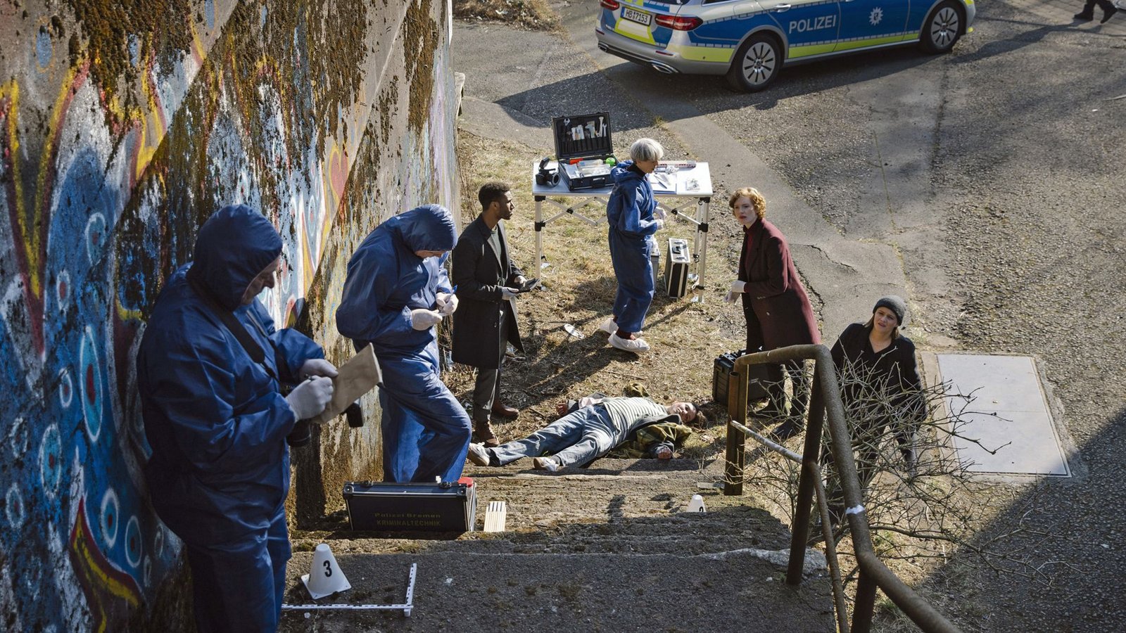 ...und dies ist die Treppe, die ihr zum Verhängnis wurde.Foto: Radio Bremen/Magdalena Stengel