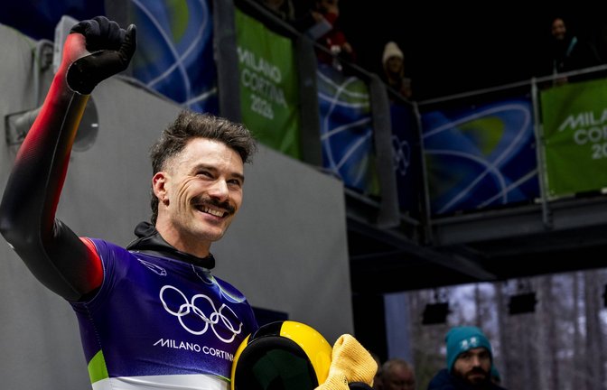 Axel Jungk jubelt über den Gewinn der Silbermedaille.<span class='image-autor'>Foto: IMAGO/Bildbyran</span>