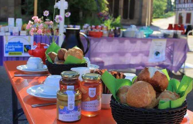 Im Klosterhof in Maulbronn kann man sich am Mittwoch (2. Juli) ein faires Frühstück schmecken lassen.  <span class='image-autor'>Foto: Stadt Maulbronn</span>