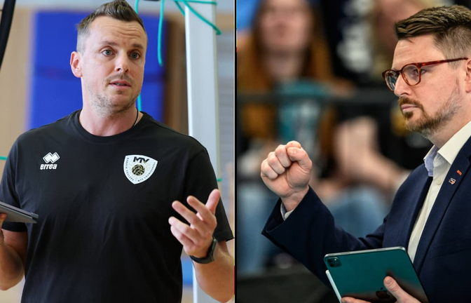 Patrick Steuerwald (li.) und sein Bruder Markus Steuerwald spielen im deutschen Volleyball eine prägende Rolle.<span class='image-autor'>Imago</span>