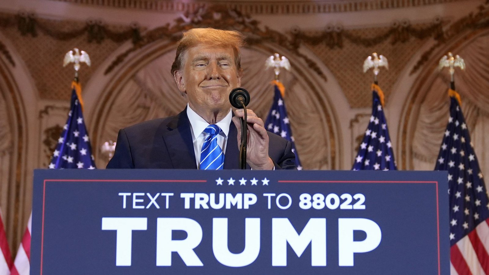 Ex-US-Präsident Donald Trump gilt als wahrscheinlicher Präsidentschaftskandidat der Republikaner für die Wahl in diesem Jahr.Foto: dpa/Evan Vucci Ex-US-Präsident Donald Trump gilt als wahrscheinlicher Präsidentschaftskandidat der Republikaner für die Wahl in diesem Jahr.Foto: dpa/Evan Vucci