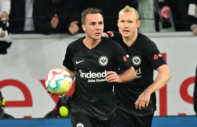 Mario Götze und Eintracht Frankfurt waren in Mainz im Einsatz.<span class='image-autor'>Foto: dpa/Torsten Silz</span>