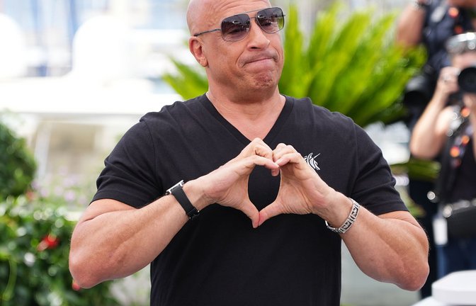 Vin Diesel in Cannes.<span class='image-autor'>Foto: Scott A Garfitt/Invision/AP/dpa</span>