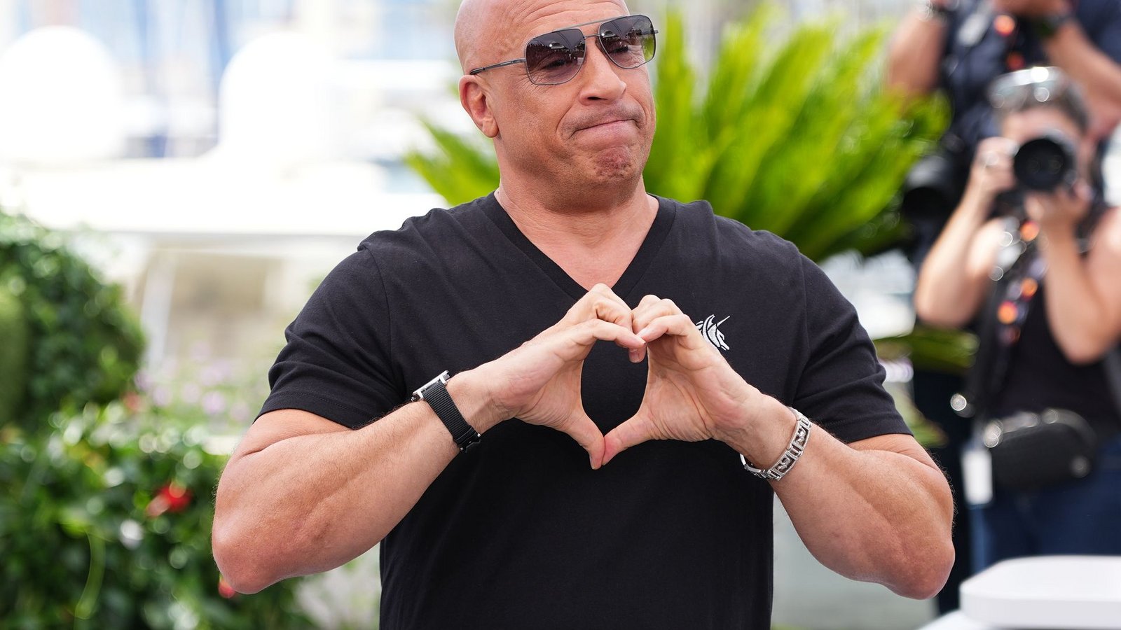 Vin Diesel in Cannes.Foto: Scott A Garfitt/Invision/AP/dpa Vin Diesel in Cannes.Foto: Scott A Garfitt/Invision/AP/dpa