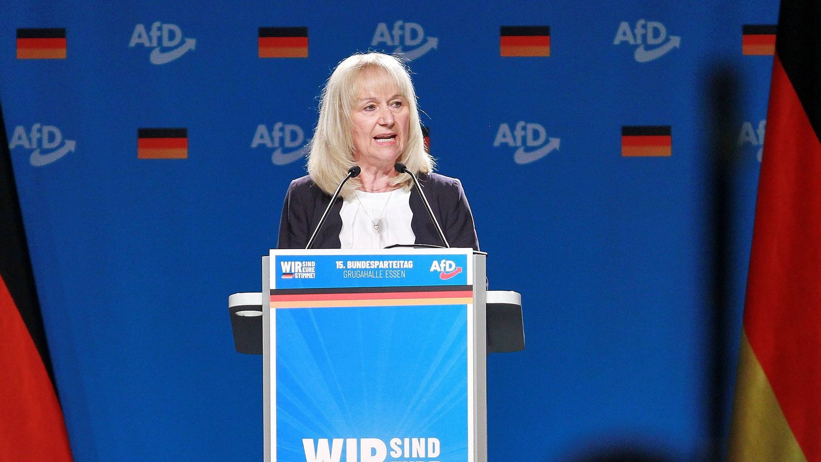 Christina Baum ist bekannt für ihre fremdenfeindlichen Positionen.Foto: imago/dts Nachrichtenagentur Christina Baum ist bekannt für ihre fremdenfeindlichen Positionen.Foto: imago/dts Nachrichtenagentur