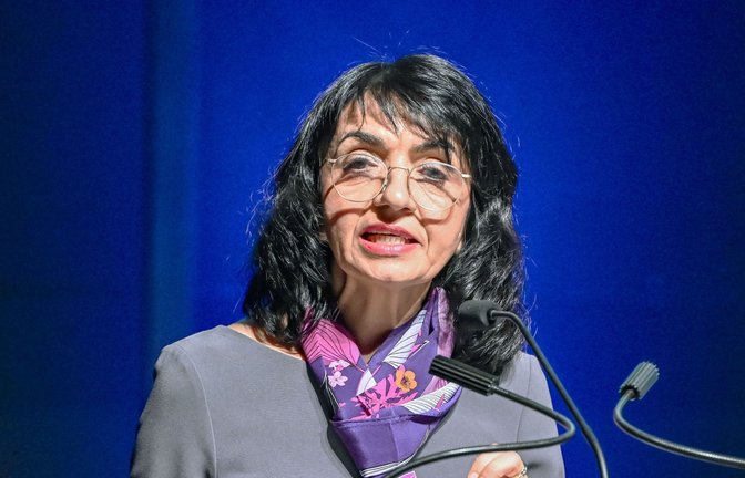 Droht der AfD mit dem Hausrecht: Landtagspräsidentin Muhterem Aras, Grüne<span class='image-autor'>Foto: dpa</span>