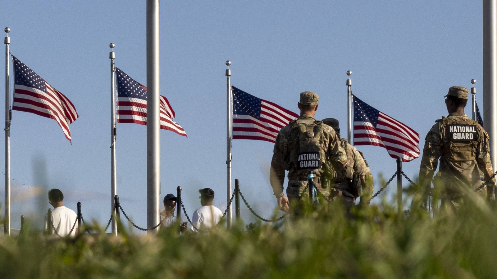 Die US-Nationalgarde in Washington.Foto: imago/Middle East Images Die US-Nationalgarde in Washington.Foto: imago/Middle East Images