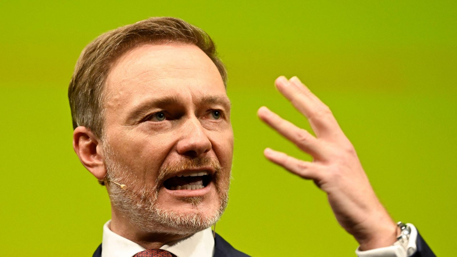 Christian Lindner ruft die Gesellschaft zu mehr Optimismus auf.Foto: AFP/THOMAS KIENZLE Christian Lindner ruft die Gesellschaft zu mehr Optimismus auf.Foto: AFP/THOMAS KIENZLE