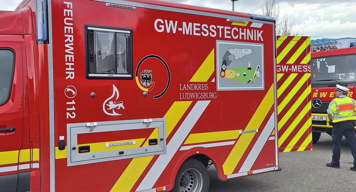 Feuerwehreinsatz Gefahrstoff radioaktiv Salzäcker Feuerwehr Strahlenschutz Ostern Foto: Mross