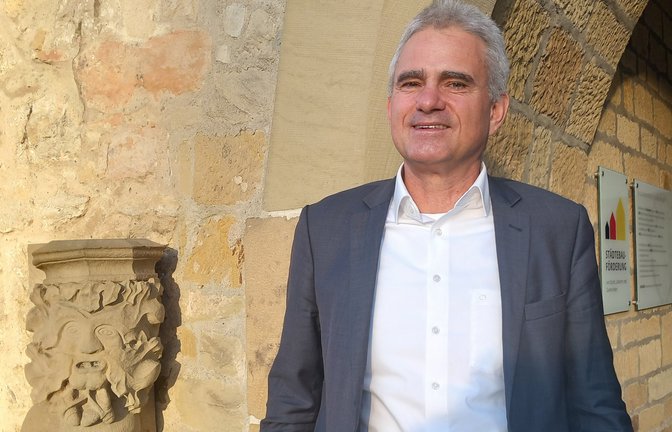 Holger Albrich strebt eine zweite Amtszeit im Sachsenheimer Rathaus an. Archivfoto: VKZ/Glemser