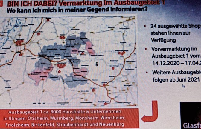Rund 8000 Haushalte und Unternehmen bekommen im Ausbaugebiet 1 einen Glasfaseranschluss.  Foto: Stahlfeld