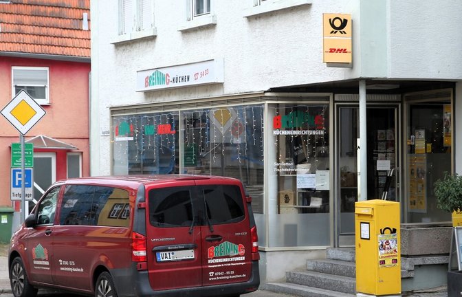 Ende Januar ist Schluss mit dem Postbetrieb im Küchenstudio Breining.  <span class='image-autor'>Foto: Küppers</span>