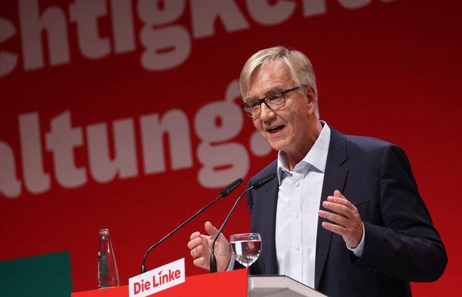 Linken-Fraktionschef Dietmar Bartsch hat die zum 6. Dezember beschlossene Auflösung der Bundestagsfraktion als „dramatisch“ bezeichnet.<span class='image-autor'>Foto: dpa/Karl-Josef Hildenbrand</span>