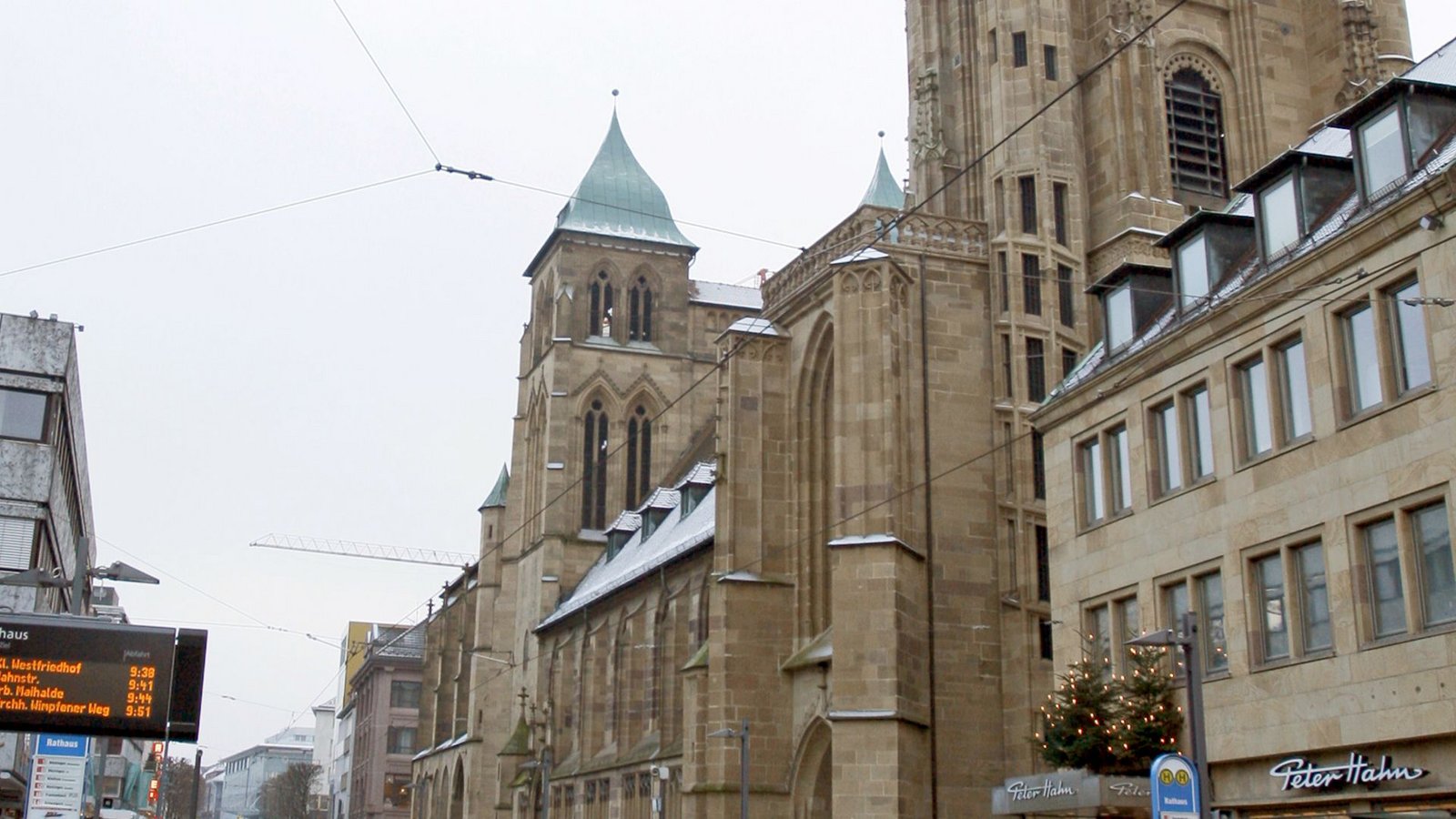 Die Kilianskirche ist Hauptkirche und Wahrzeichen Heilbronns.Foto: dpa/Ronald Wittek Die Kilianskirche ist Hauptkirche und Wahrzeichen Heilbronns.Foto: dpa/Ronald Wittek