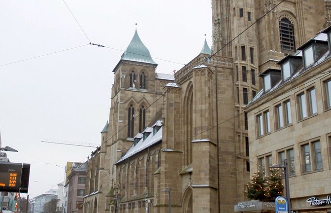 Die Kilianskirche ist Hauptkirche und Wahrzeichen Heilbronns.<span class='image-autor'>Foto: dpa/Ronald Wittek</span>