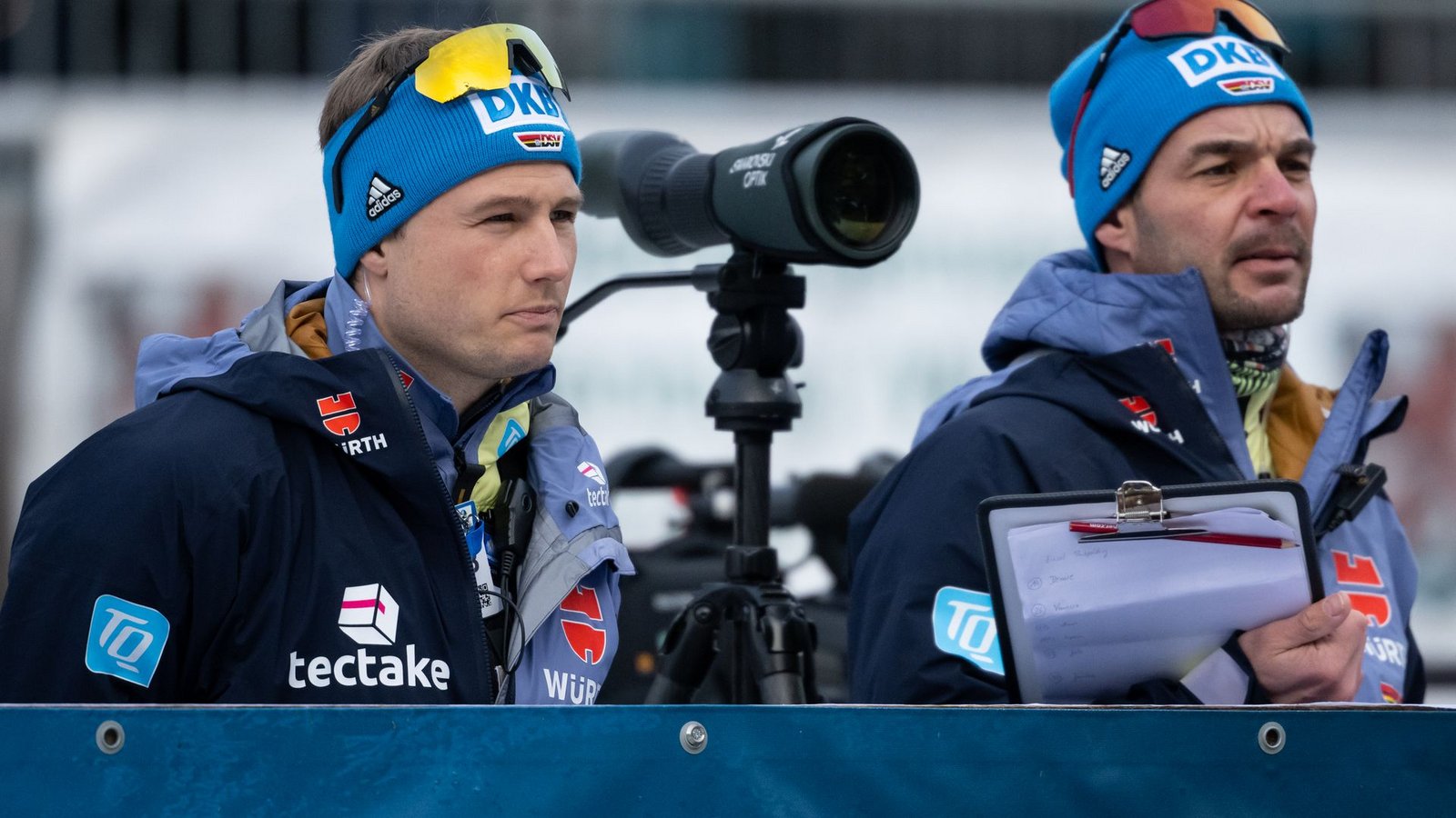 Kristian Mehringer (r) und Sverre Olsbu Röiseland hatten viele Jahre die Damen betreut. (Archivbild)Foto: Sven Hoppe/dpa
